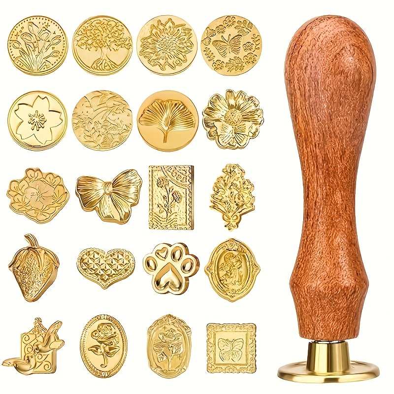 Wax Seal Stamp Kit - Set di 21 timbri per ceralacca