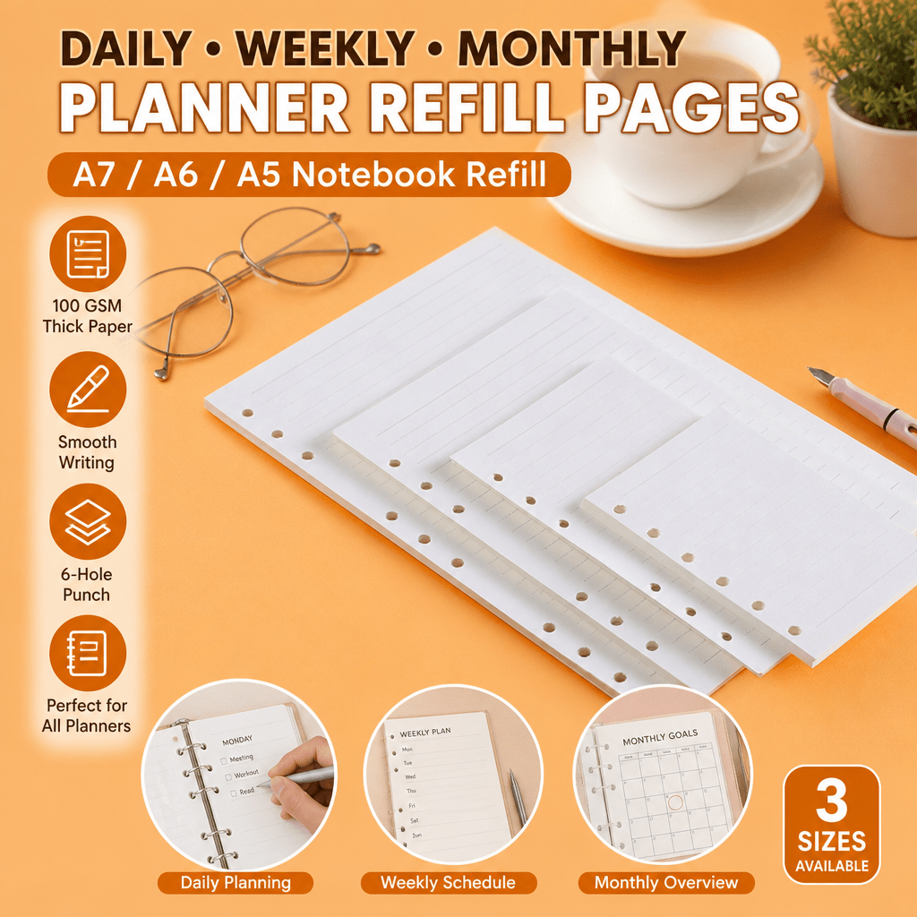 Notebook Dotted A5 - Pagine di ricambio A5 A6 A7