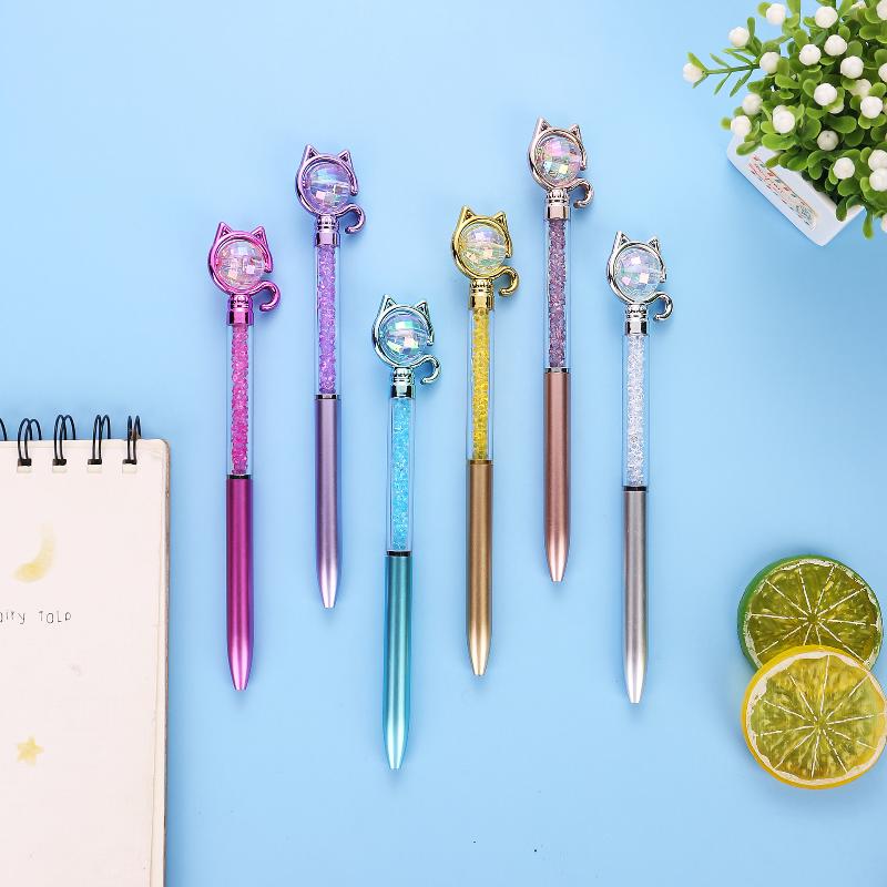 Stationery Supplier - /KQM/2pz Penna Creativa con Strass Luccicanti,