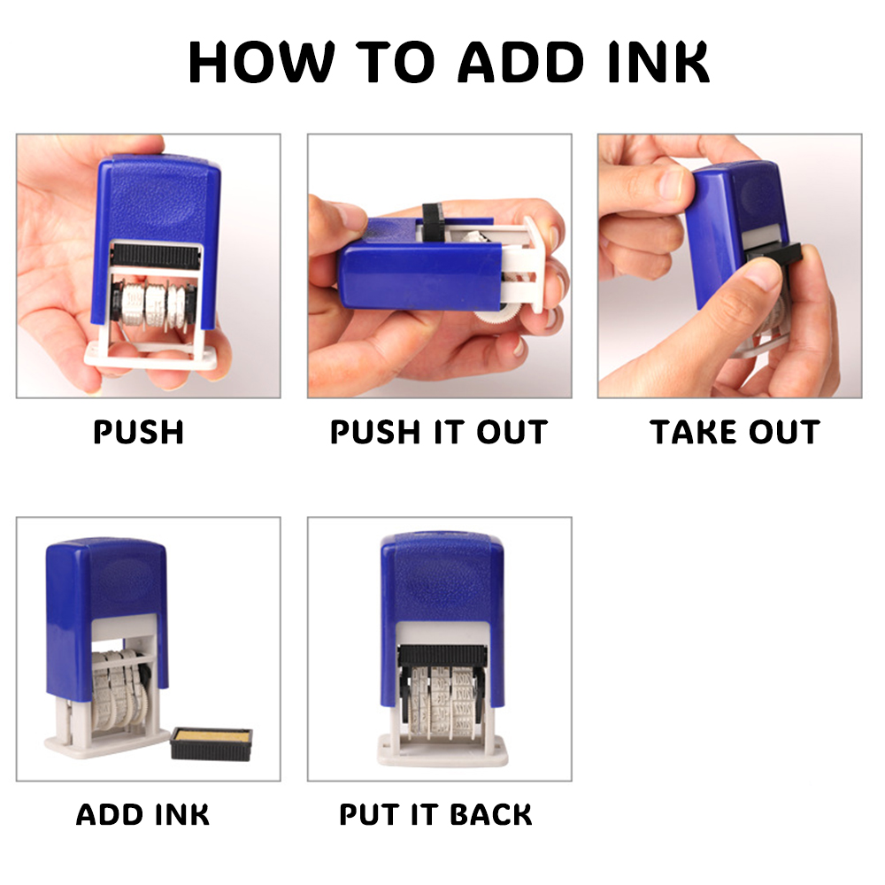 Timbro data autoinchiostrante  - Self Inking Stamp recensione e prezzo
