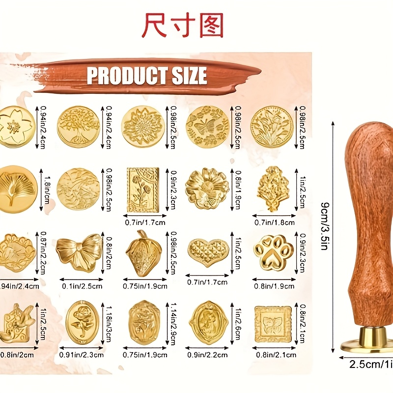 Set di 21 timbri per ceralacca - Wax Seal Stamp Kit recensione e prezzo