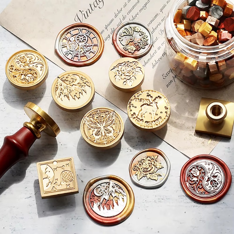 9 sigilli in ceralacca + 1 man - Wax Seal Stamp Kit recensione e prezzo