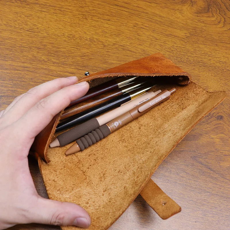 Astuccio in pelle conciata sti - Tan Stationery & Office Supply recensione e prezzo