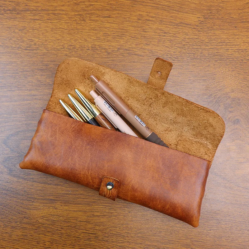 Astuccio in pelle conciata sti - Tan Stationery & Office Supply recensione e prezzo