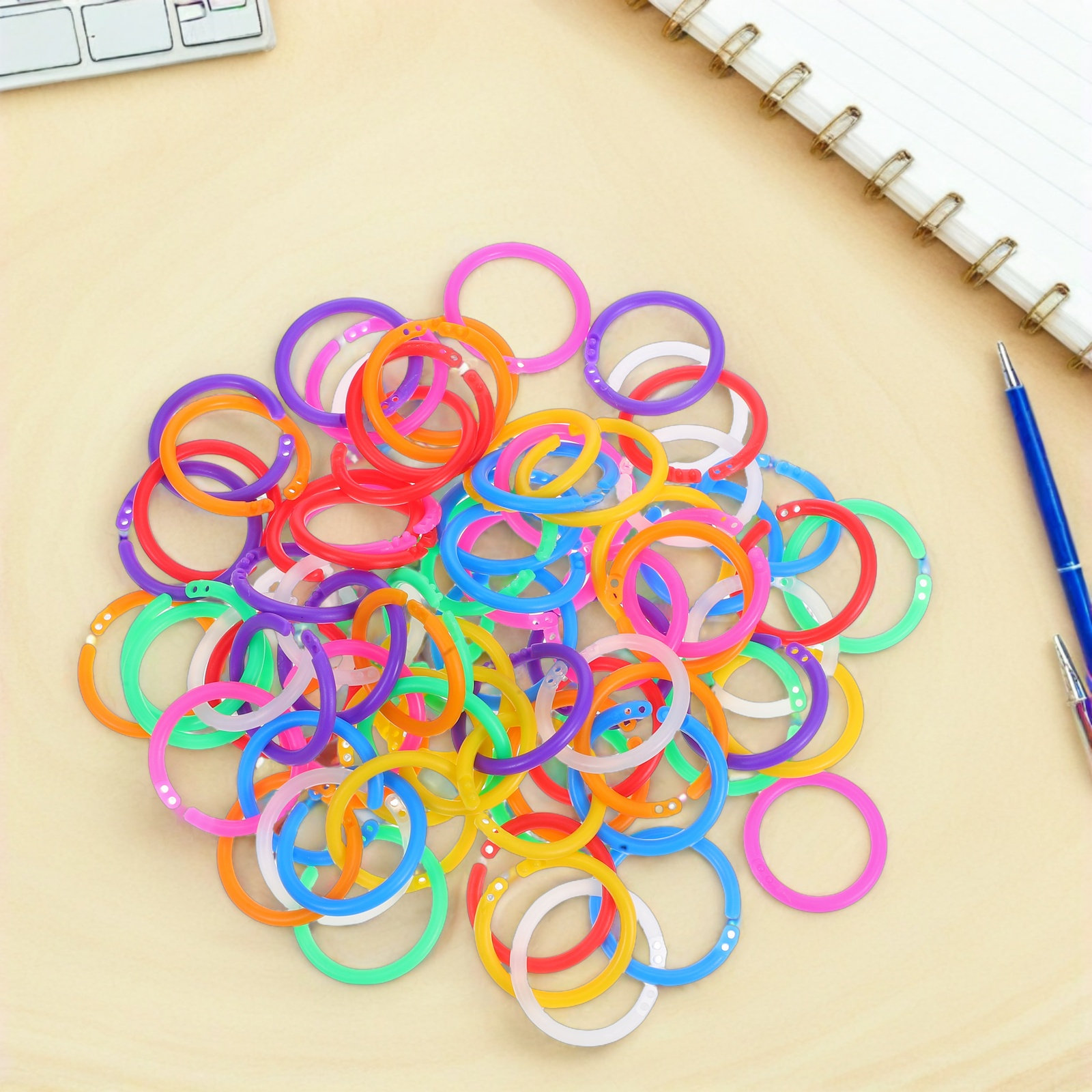 80 Anelli per Raccoglitori in  - Binder Clip Assorted recensione e prezzo