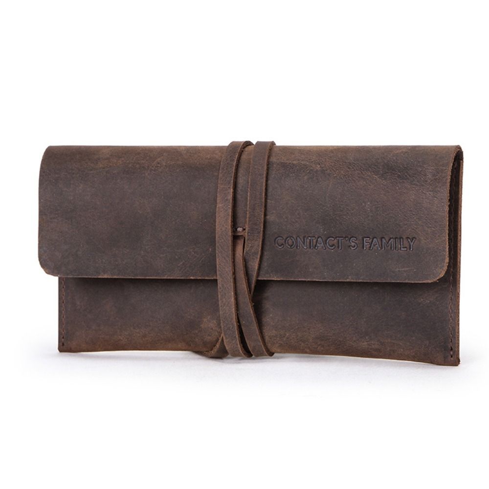 Astuccio in pelle retrò con ch - Pen Pouch Roll recensione e prezzo