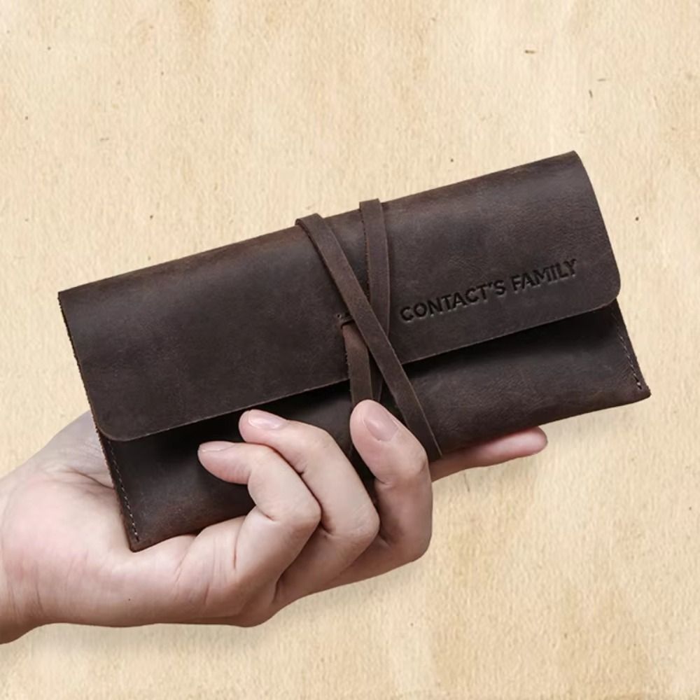 Astuccio in pelle retrò con ch - Pen Pouch Roll recensione e prezzo